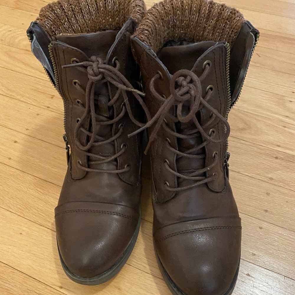 Brown boots
